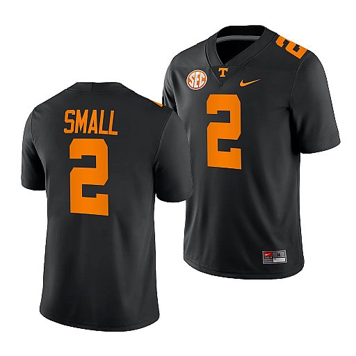 Mens Youth Tennessee Volunteers #2 Jabari Small Nike Black Dark Mode College Football Jersey 