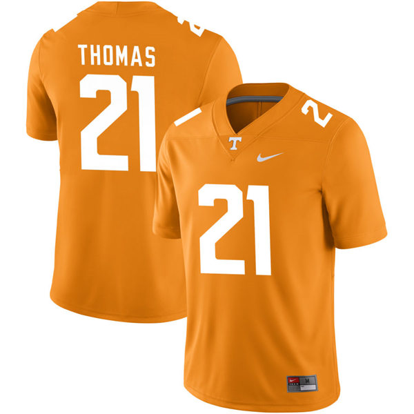 Mens Youth Tennessee Volunteers #21 Omari Thomas Nike Orange College Football Game Jersey 