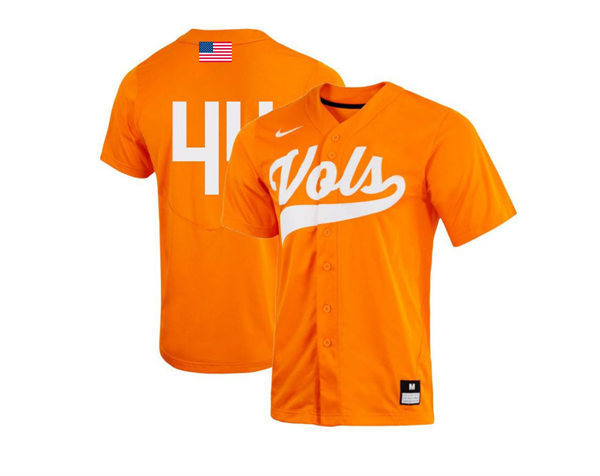 Mens Youth Tennessee Volunteers #44 Yan Gomes 2022 Diamond Nike Orange Vols College Baseball Game Jersey 