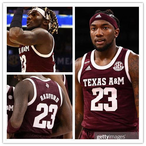 Mens Youth Texas A&M Aggies #23 Tyrece Radford Maroon Adidas 2022 College Basketball Game Jersey 