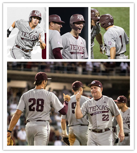 Mens Youth Texas A&M Aggies Custom Adidas 2022 Grey Button College Baseball Game Jersey 