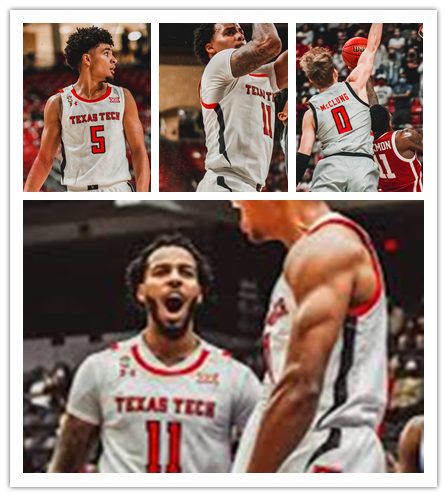 Mens Youth Texas Tech Red Raiders Custom 2019-20 Grey College Basketball Game Jersey