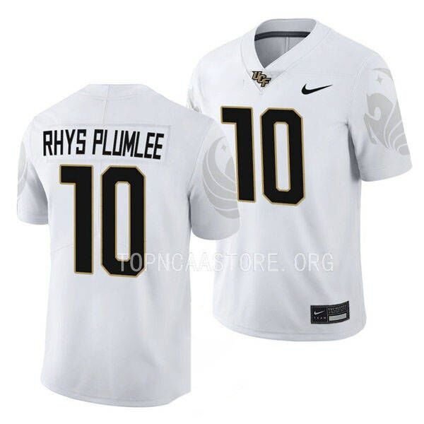 Mens Youth UCF Knights #10 John Rhys Plumlee Nike White 2022 College Football Game Jersey