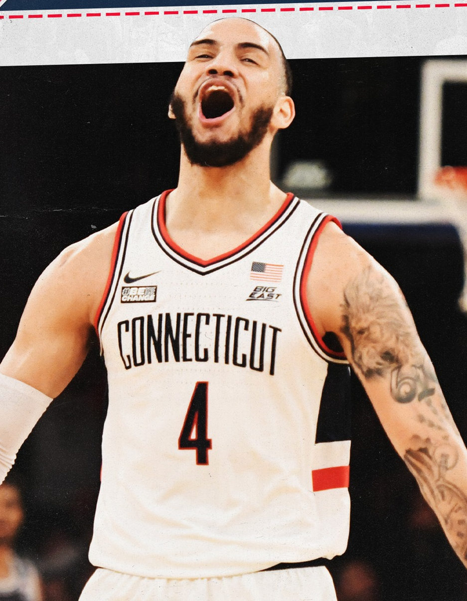 Mens Youth UConn Huskies #4 Tyrese Martin Nike 2022 White Connecticut Basketball Game Jersey 