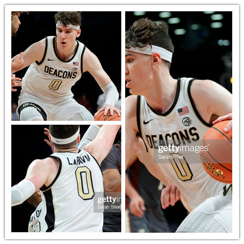 Mens Youth Wake Forest Demon Deacons #0 Jake LaRavia Nike White College Basketball Game Jersey 