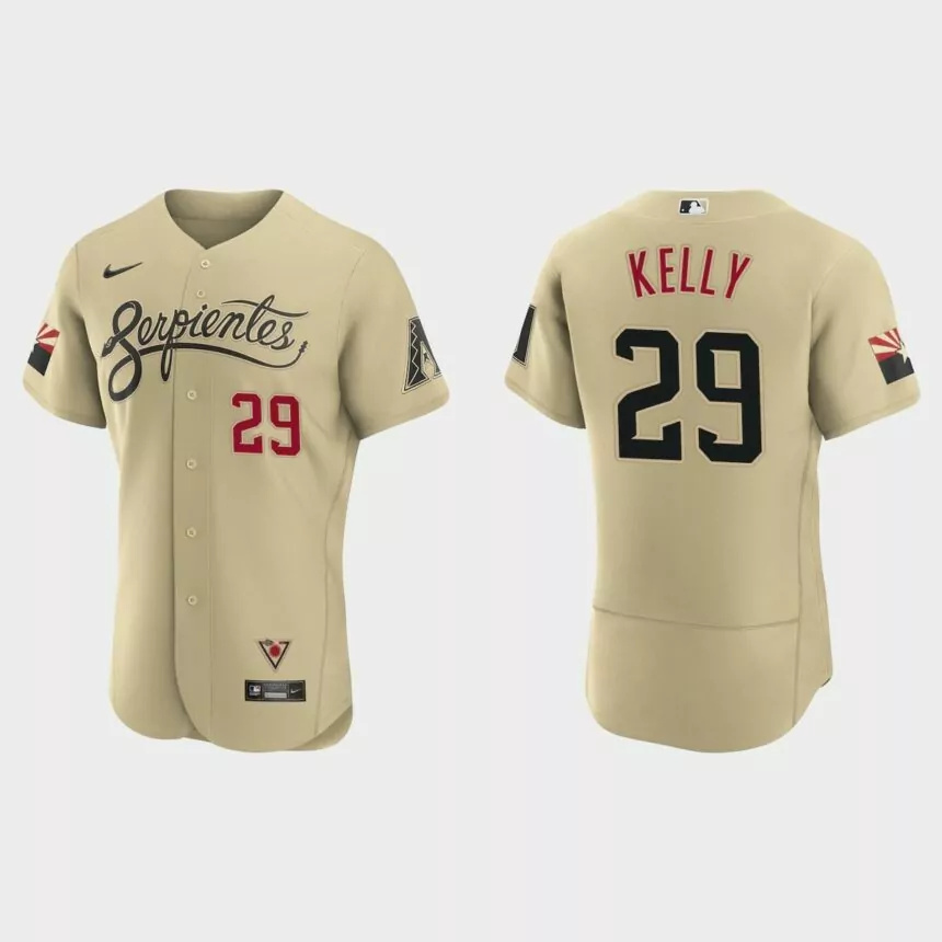 Merrill Kelly Arizona Diamondbacks City Connect Authentic Jersey – Gold.jpg