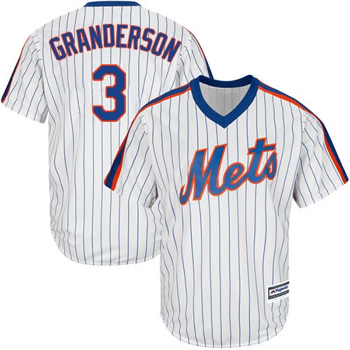 Mets #3 Curtis Granderson White(Blue Strip) Alternate Cool Base Stitched Youth MLB Jersey