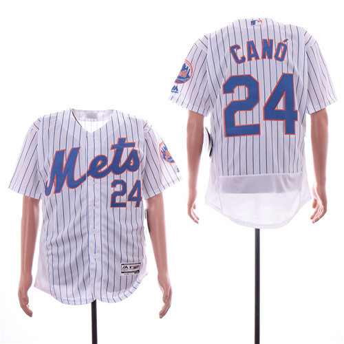 Mets 24 cano white Flexbase Jersey