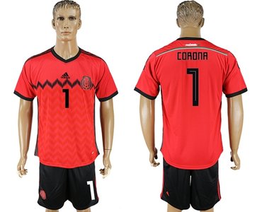 Mexico #1 Corona Away Soccer Country Jersey