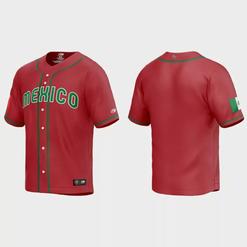 Mexico Baseball 2023 World Baseball Classic Jersey – Red
