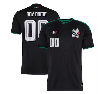 Mexico National Team adidas 2026 On-Field Authentic Custom Jersey - Black