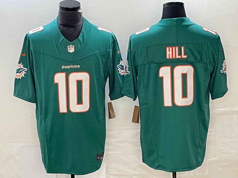 Miami     Dolphins   Jersey - All Stitched 10 hill