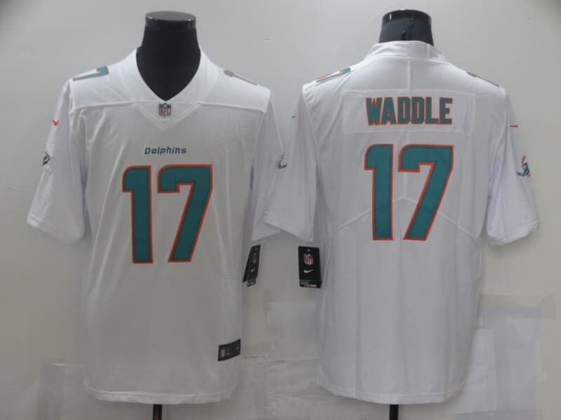 Miami    Dolphins    - All Stitched Jaylen   Waddle - 17