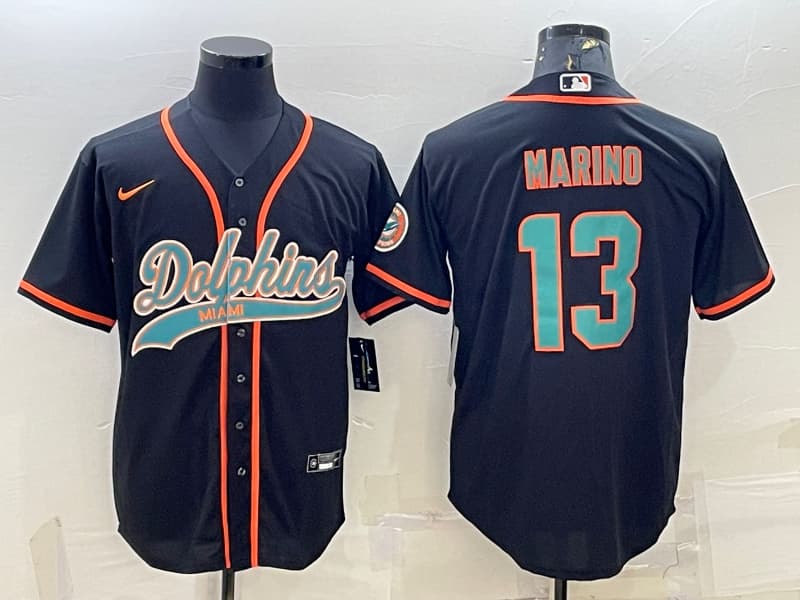 Miami   Dolphins #13 Dan  Marino  Jersey