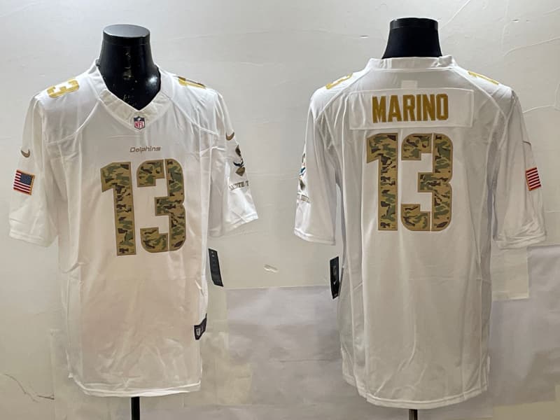 Miami  Dolphins #13  Dan  Marino  Jersey