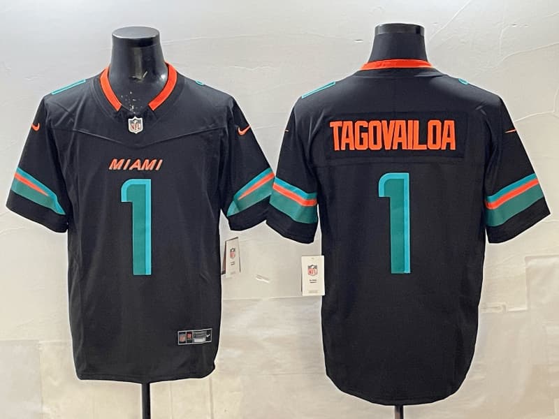 Miami  Dolphins Vapor F.U.S.E. Limited Rivalry Series Jersey - All Stitched Tua Tagovailoa - 1