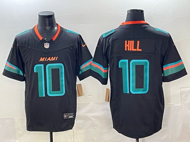 Miami  Dolphins Vapor F.U.S.E. Limited Rivalry Series Jersey - All Stitched Tyreek Hill - 10