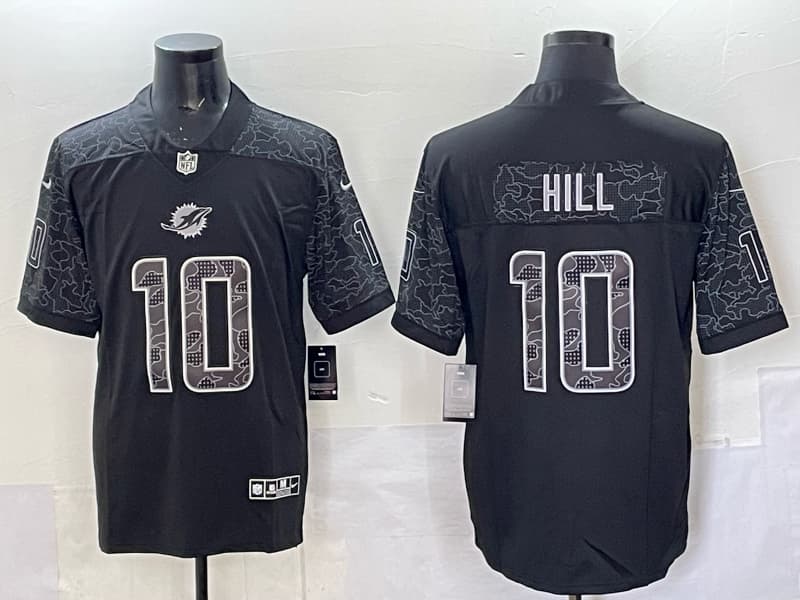 Miami Dolphins   All  Stitched Tyreek Hill  -  10