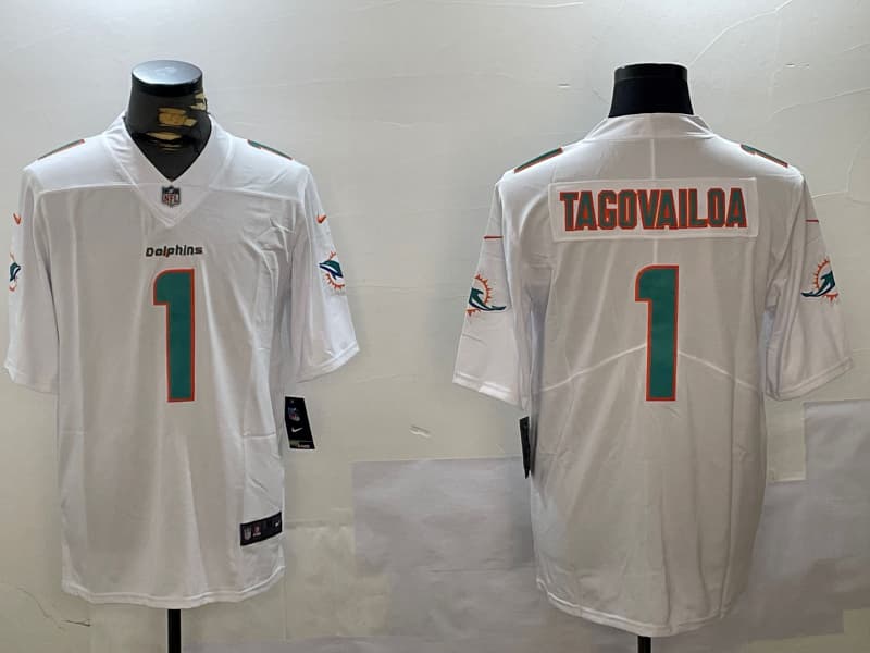 Miami Dolphins   Jersey   - All Stitched Tua Tagovailoa - 1