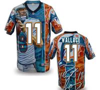 Miami Dolphins #11 WALLACE Men's Stitched NFL Elite Fanatical Version Jersey (2)