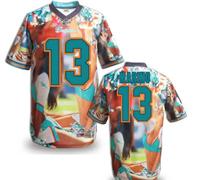 Miami Dolphins #13 MARINO Men's Stitched NFL Elite Fanatical Version Jersey (5)