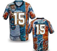 Miami Dolphins #15 BESS Men's Stitched NFL Elite Fanatical Version Jersey (2)