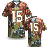 Miami Dolphins #15 BESS Men's Stitched NFL Elite Fanatical Version Jersey (4)