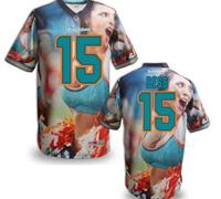 Miami Dolphins #15 BESS Men's Stitched NFL Elite Fanatical Version Jersey (7)