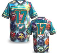 Miami Dolphins #17 TANNEHILL Men's Stitched NFL Elite Fanatical Version Jersey (4)