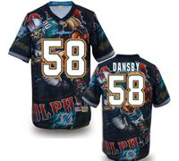 Miami Dolphins #58 DANSBY Men's Stitched NFL Elite Fanatical Version Jersey (1)