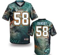 Miami Dolphins #58 DANSBY Men's Stitched NFL Elite Fanatical Version Jersey (3)