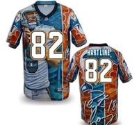 Miami Dolphins #82 HARTLINE Men's Stitched NFL Elite Fanatical Version Jersey (2)