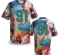 Miami Dolphins #91 WAKE Men's Stitched NFL Elite Fanatical Version Jersey (7)