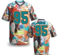 Miami Dolphins #95 JORDAN Men's Stitched NFL Elite Fanatical Version Jersey (5)
