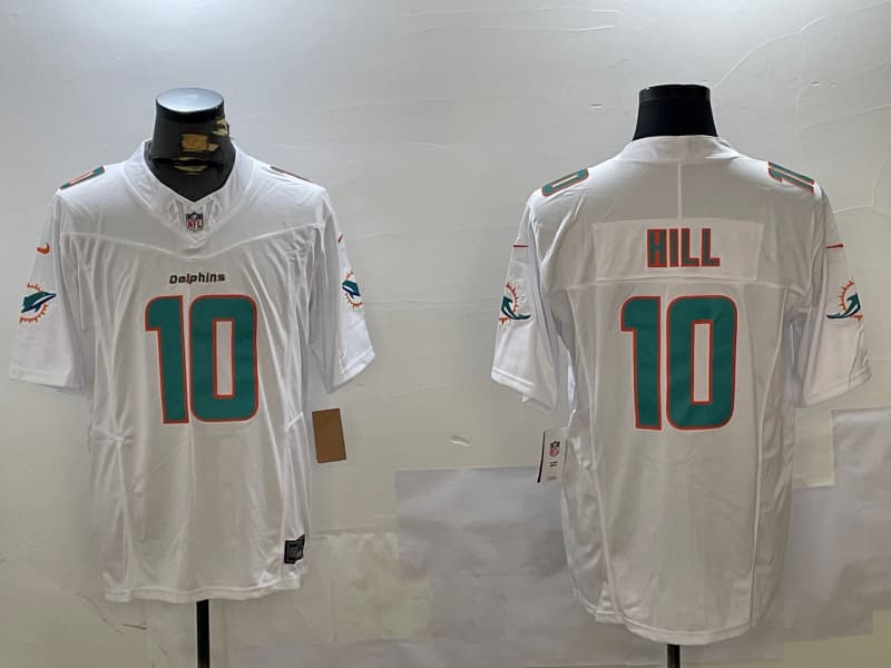 Miami Dolphins  All  Stitched Tyreek Hill  -  10