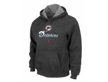 Miami Dolphins Critical Victory Pullover Hoodie D.Grey