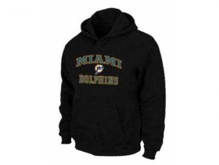 Miami Dolphins Heart & Soul Pullover Hoodie Black