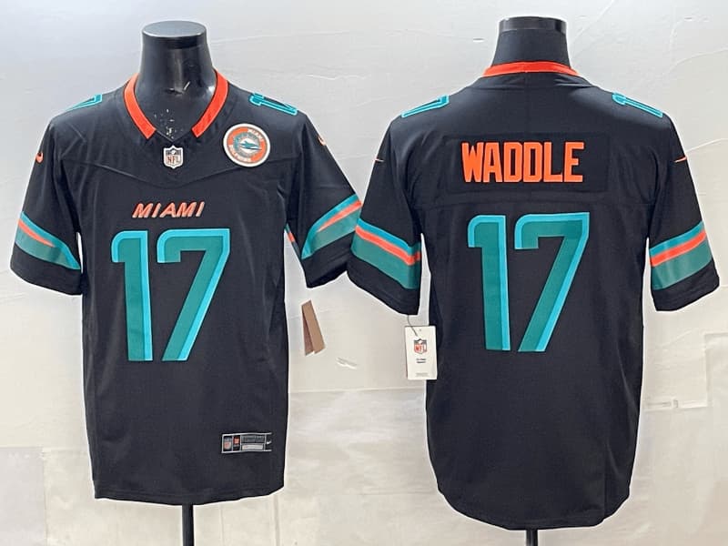 Miami Dolphins Vapor F.U.S.E. Limited Rivalry Series Jersey - All Stitched Jaylen   Waddle - 17