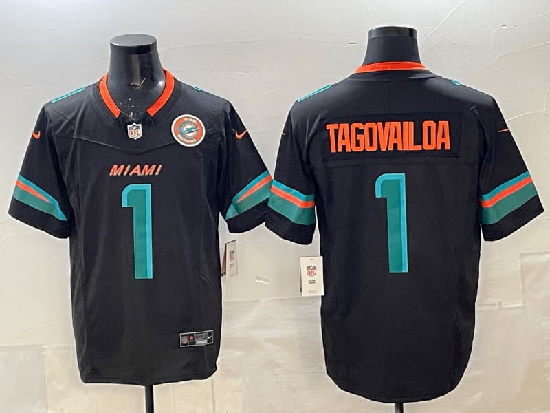 Miami Dolphins Vapor F.U.S.E. Limited Rivalry Series Jersey - All Stitched Tua Tagovailoa - 1