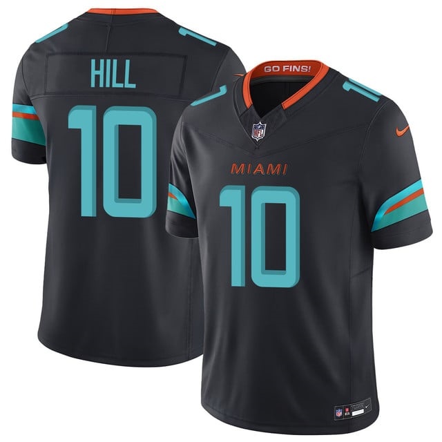 Miami Dolphins Vapor F.U.S.E. Limited Rivalry Series Jersey - All Stitched Tyreek Hill - 10