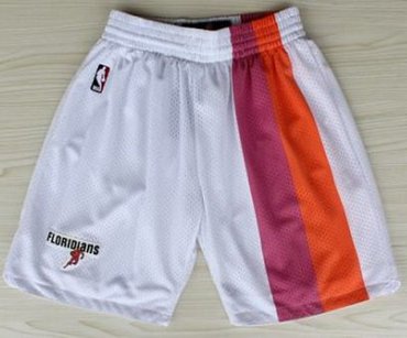 Miami Floridians Heat White ABA Hardwood Classic Swingman Short
