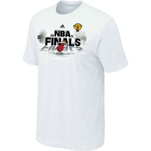 Miami Heat Adidas 2012 Eastern White T-Shirts