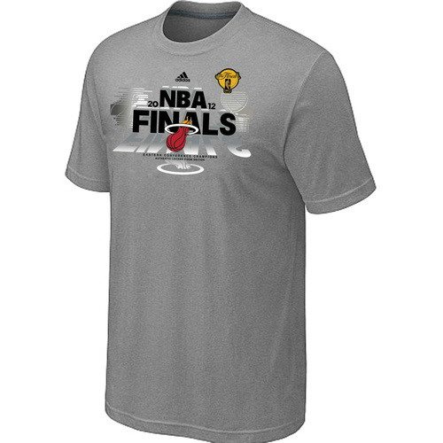 Miami Heat Adidas L.gray T-Shirts