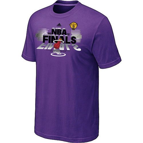 Miami Heat Adidas Purple T-Shirts