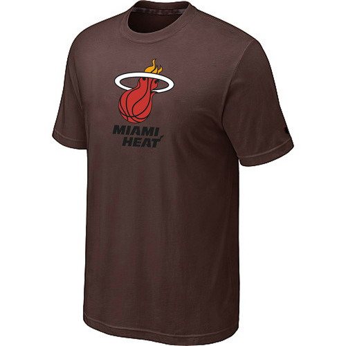 Miami Heat Big & Tall Primary Brown T-Shirts