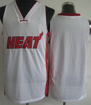 Miami Heat Blank White Revolution 30 NBA Jerseys