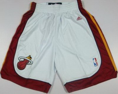 Miami Heat White Revolution 30 Swingman Nba Shorts