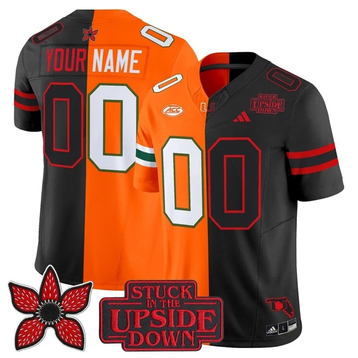Miami Hurricanes 'Upside Down Edition' Vapor Limited Custom Jersey - All  Stitched