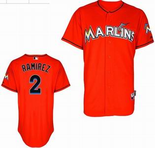 Miami Marlins 2 Hanley Ramirez red jerseys