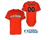 Miami Marlins 2012 FLAYER #00 red Home Cool Base Jerseys